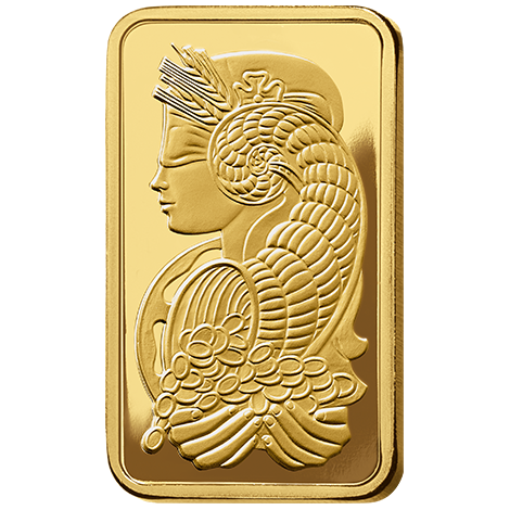 Lady Fortuna PAMP gold bar